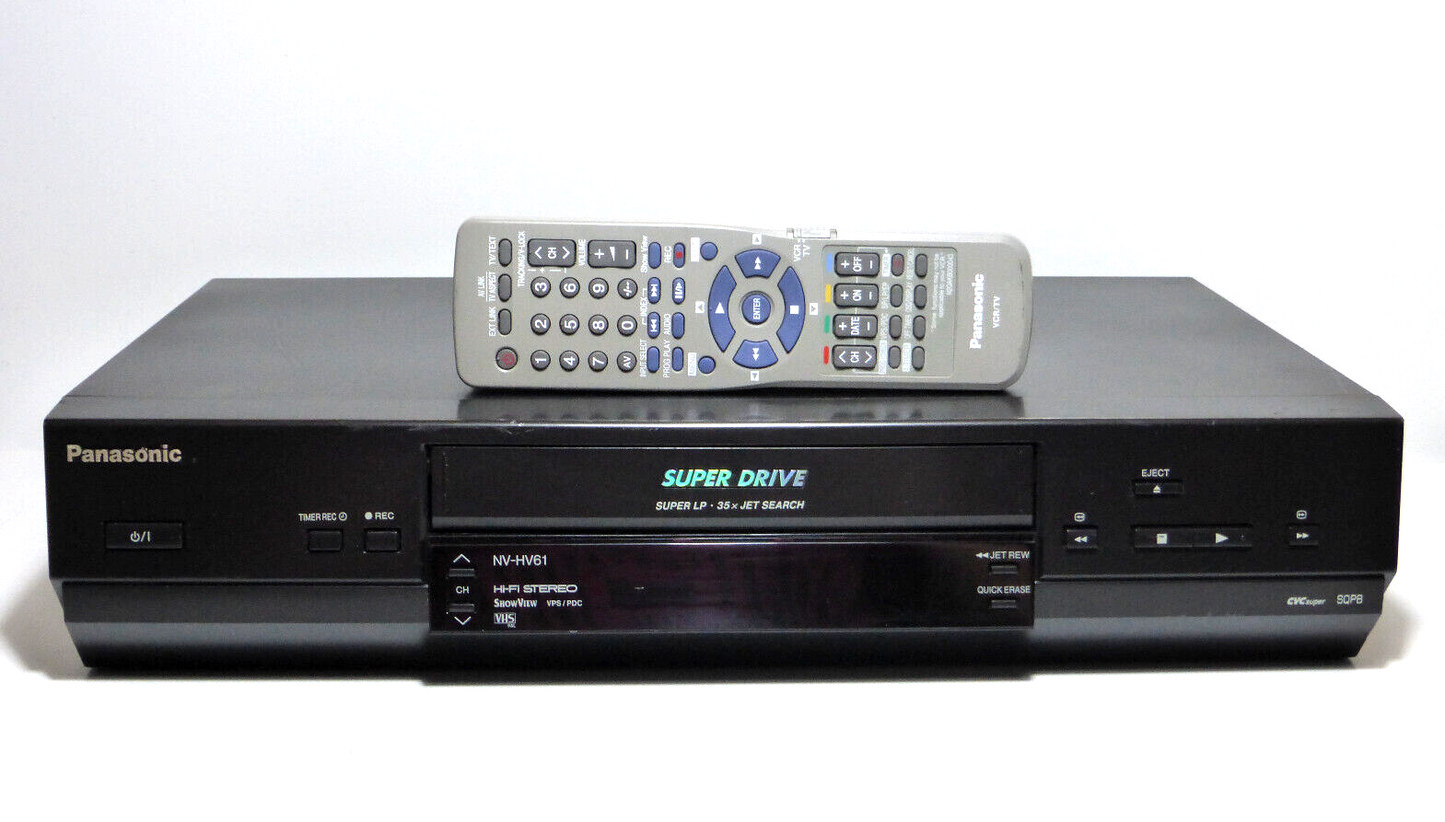Videorecorder Panasonic NV-HV61 6 Kopf HiFi SQPB schwarz VHS