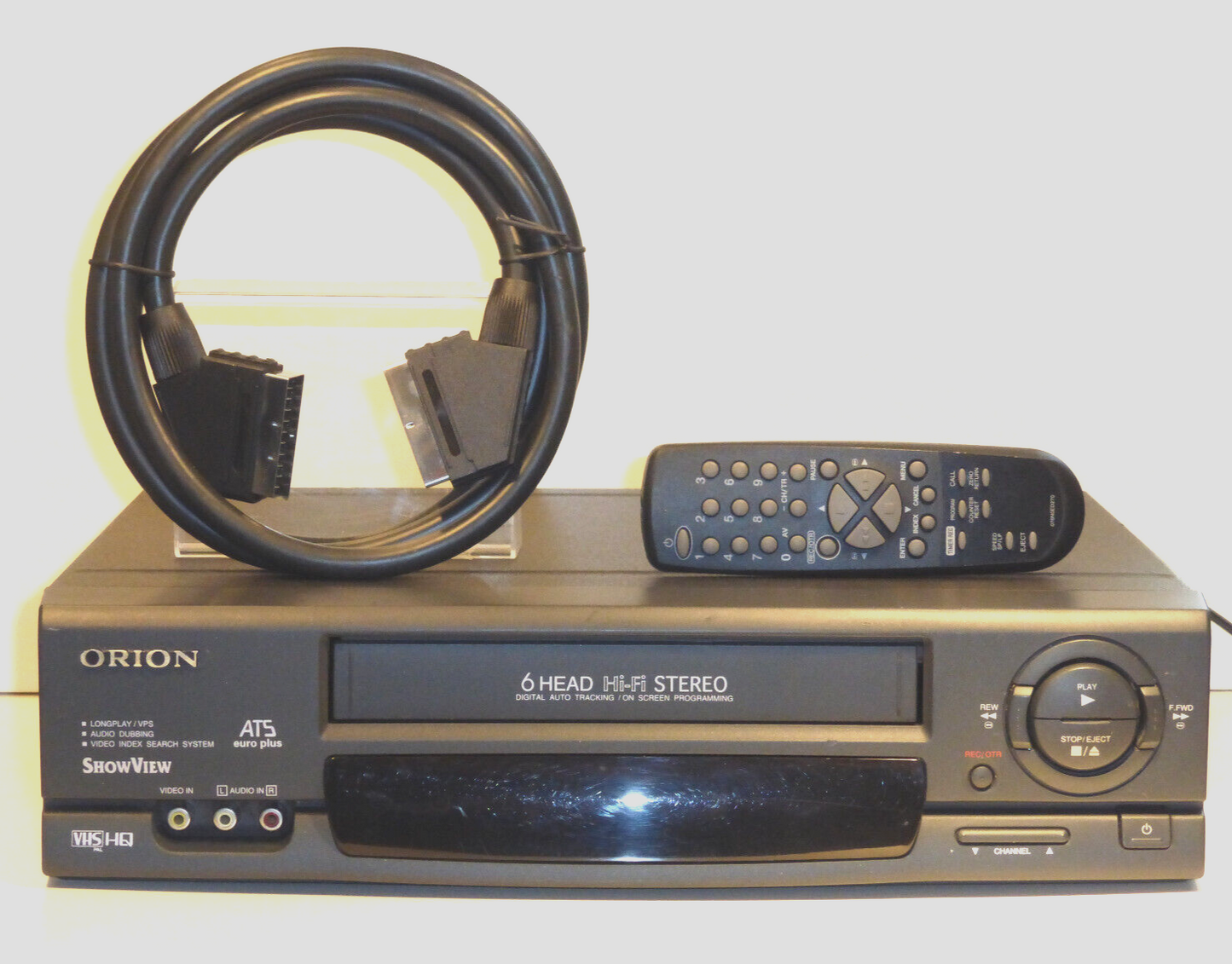 zuverlässiger VHS Videorecorder Orion 6 Kopf HiFi+Fernbedienung 1 Jahr Garantie