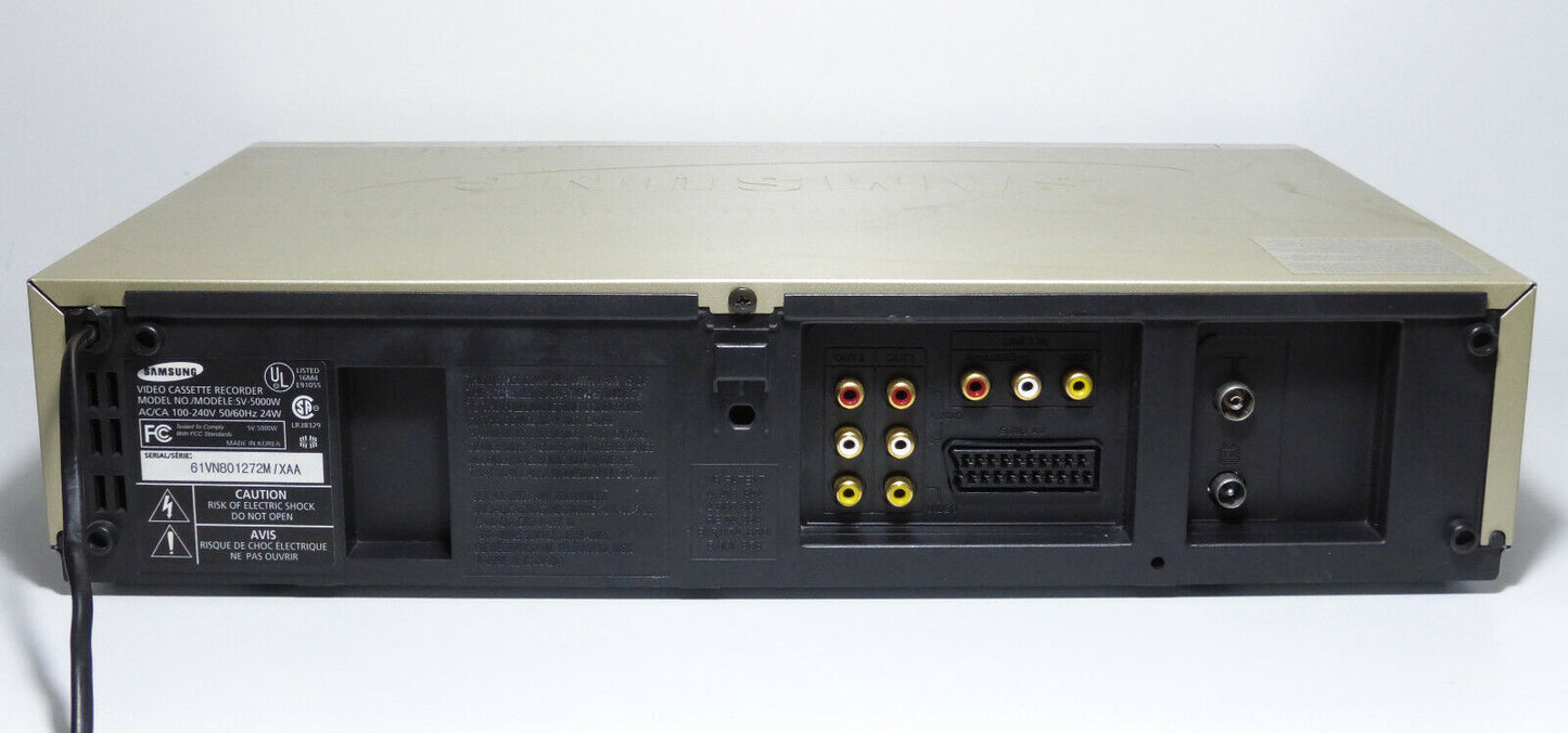Videorecorder Samsung SV-5000W 4 head HiFi SQPB PAL SECAM NTSC 1 Jahr Garantie