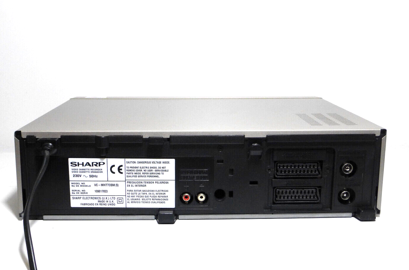 VHS Videorecorder Sharp VC-MH770 6 head HiFi Stereo / 1 Jahr Garantie