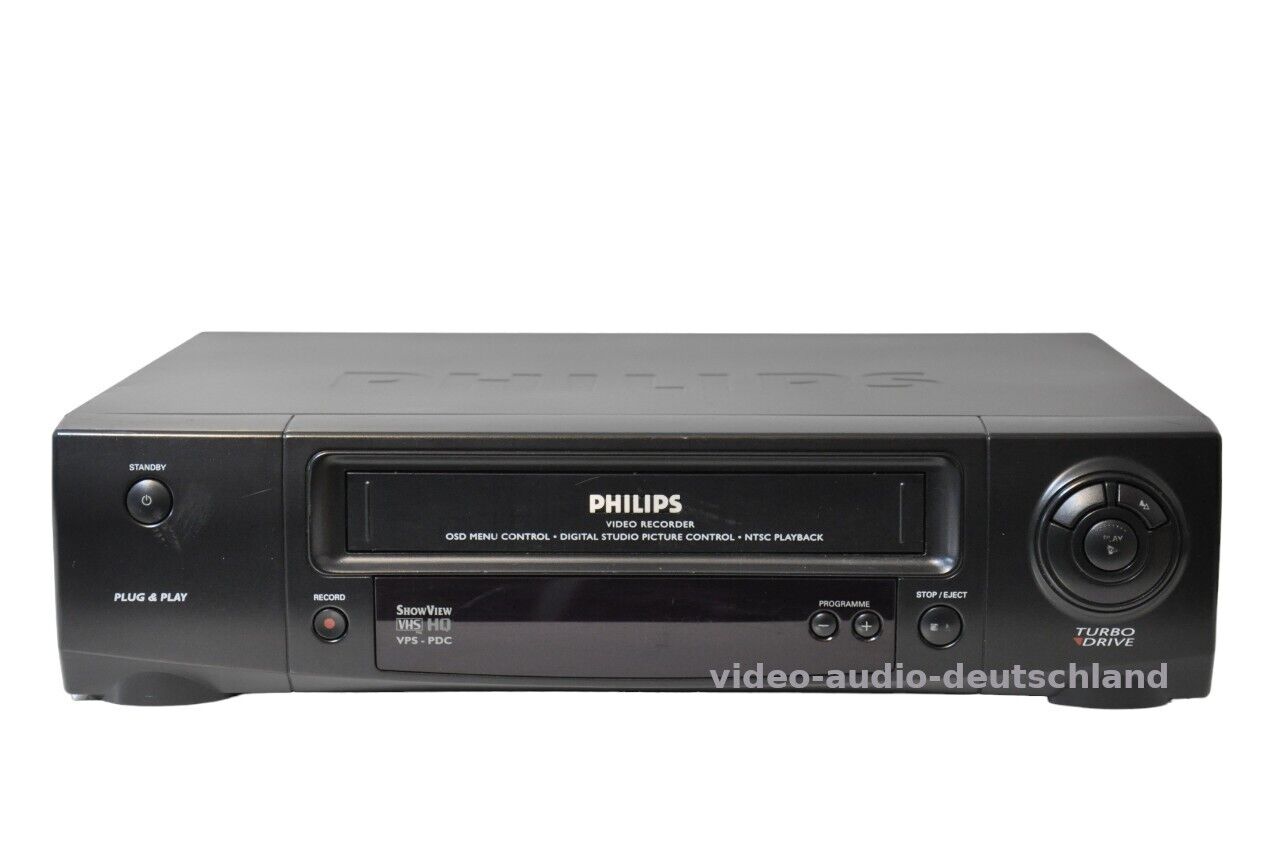 VHS Philips Turbo Drive Videorecorder / gewartet