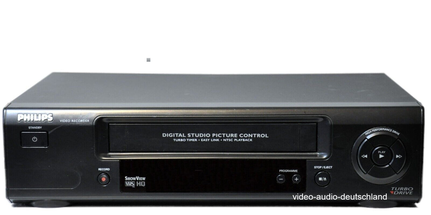 VHS Philips Turbo Drive Videorecorder / gewartet