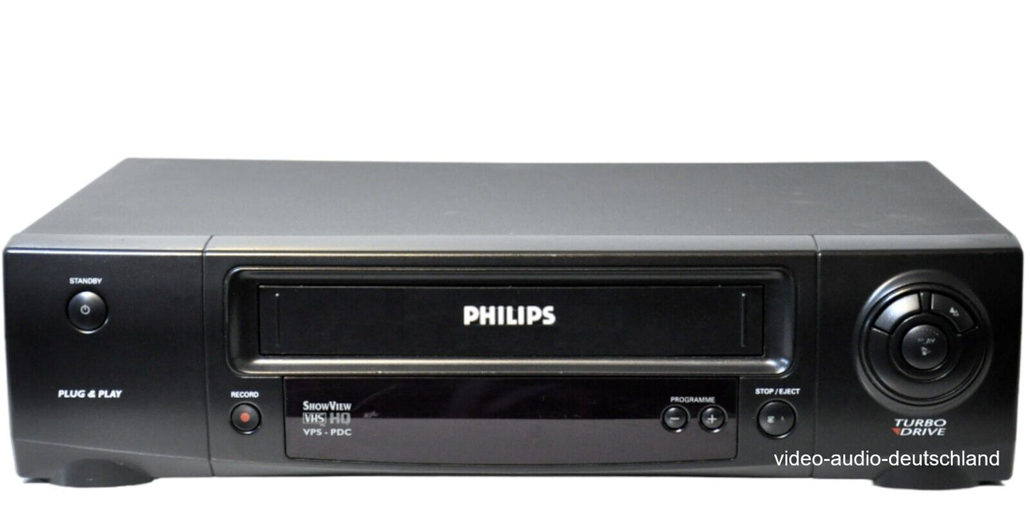 VHS Philips Turbo Drive Videorecorder / gewartet